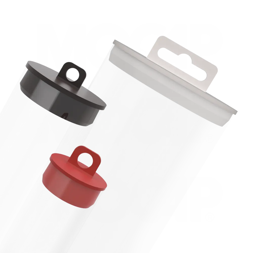 Cleartec Verpackungen - Polypropylen Stopfen mit Haken Cleartec Verpackungen - Polypropylen Stopfen mit Haken